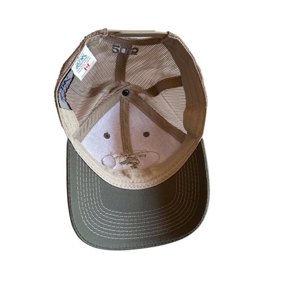 Fighting Island Embroidered Mesh Back Adjustable Baseball Cap - Picture 5 of 6